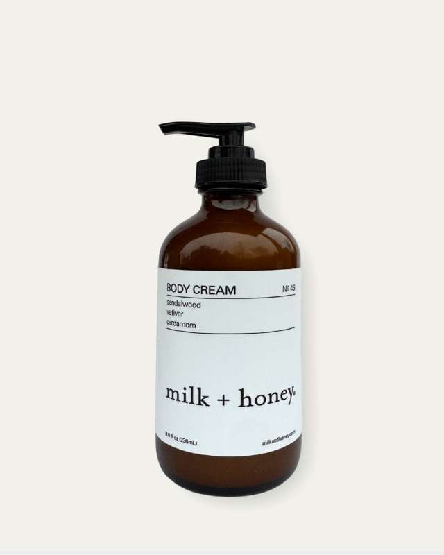 No. 46 Sandalwood, Vetiver, Cardamom Body Cream, 8 oz.